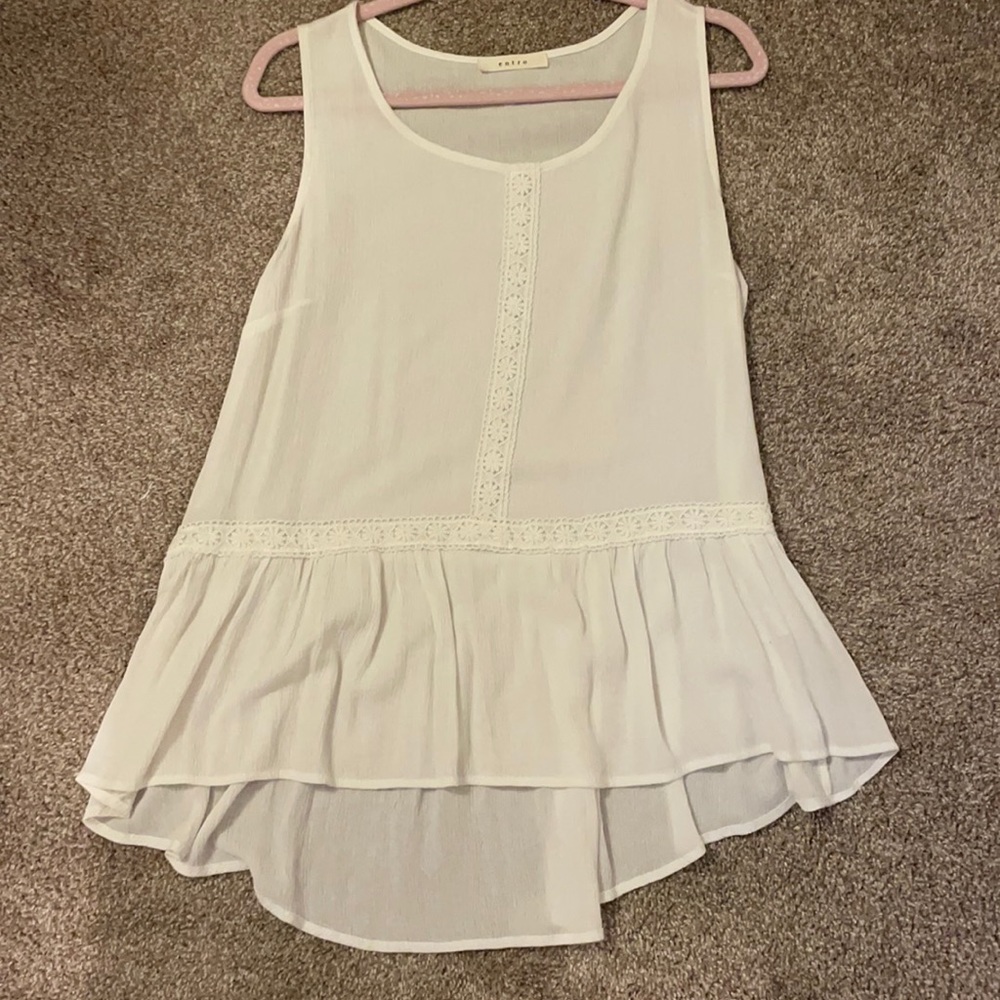 White tank top